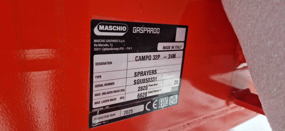 Erbicidator Maschio Gaspardo CAMPO 32P ALA 600