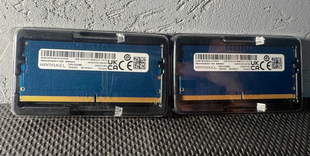Kit RAM RAMAXEL 24GB 2x12GB DDR5 4800MHz SODIMM Laptop