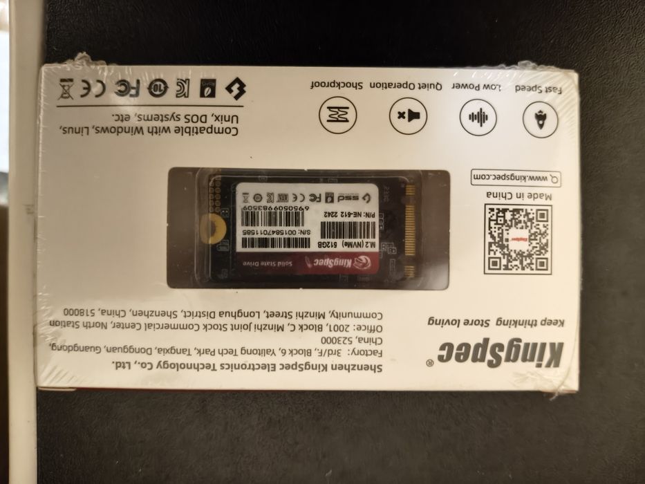 Vând SSD KingSpec 512GB 2242