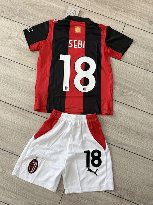 Echipament fotbal copii (tricou + short) , AC Milan 26/27