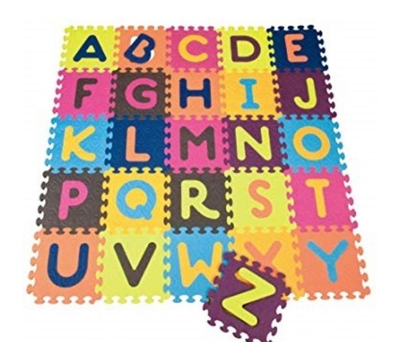 Мека настилка за игра, тип пъзел