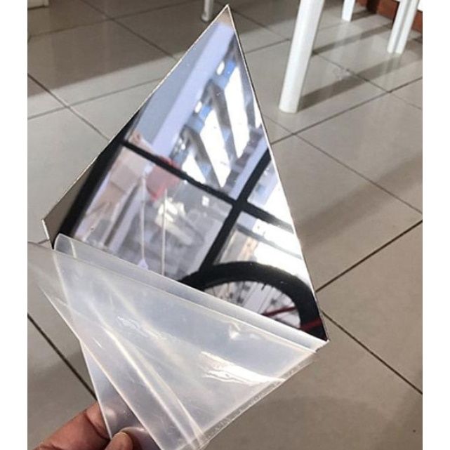 Комплект от 32 самозалепващи се акрилни огледала , 50x100 см