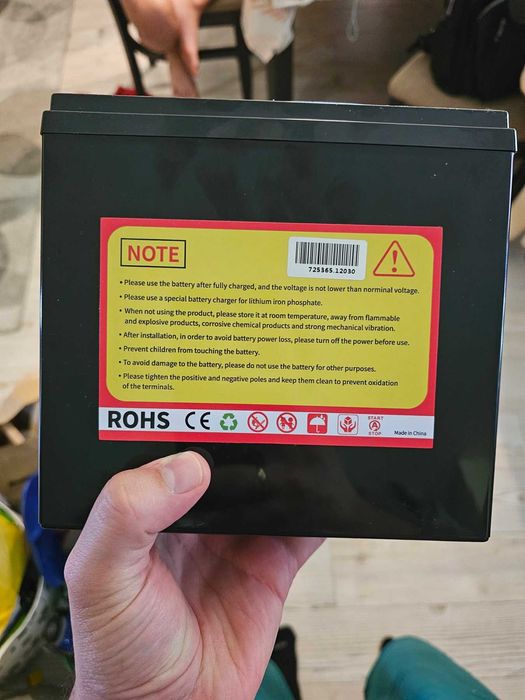 Батерия акумулаторна LiFePo4 12v 25Ah x2