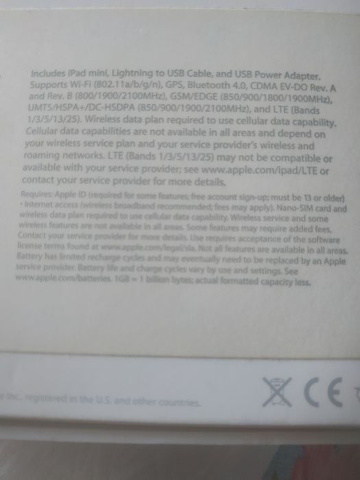 Продам мини айпад Apple 64GB, 7.9, б/у