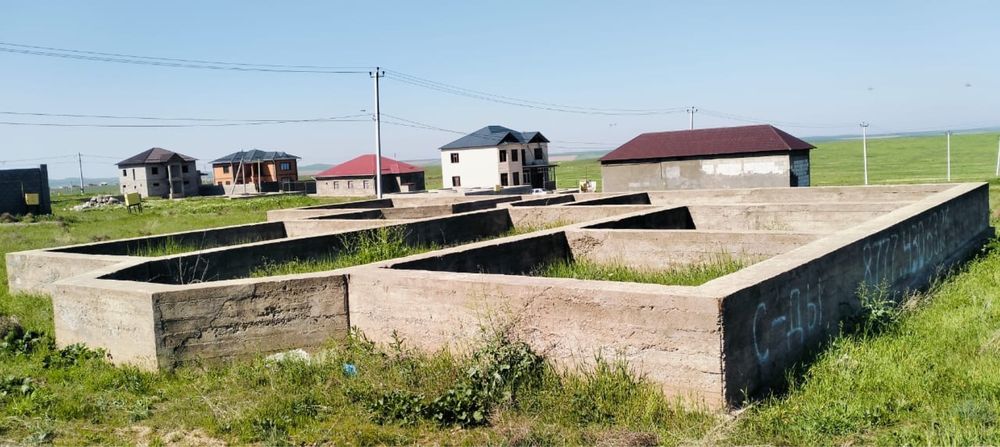 Продоетса участок с фундаинтом