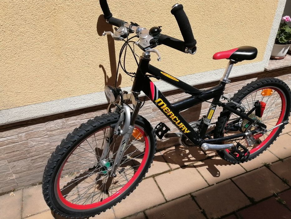 Алуминиев спортен велосипед 24 *  Mercury aero tubing 7005, Shimano 7-Speed .