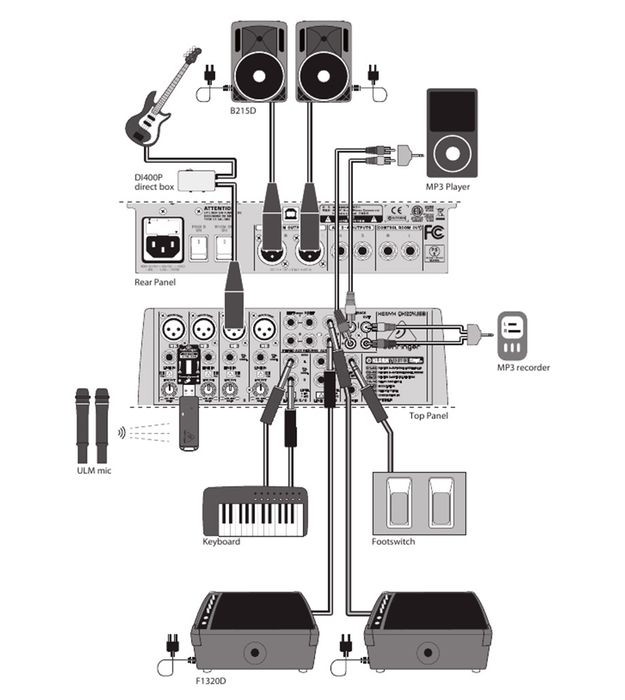 BEHRINGER XENYX QX1204USB Микшерный пульт. Оригинал.