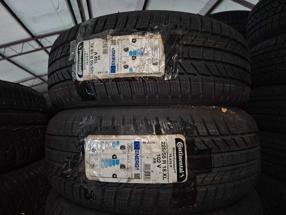 2 Anvelope M+S - 225/55/18 - CONTINENTAL - NOI DOT 2021