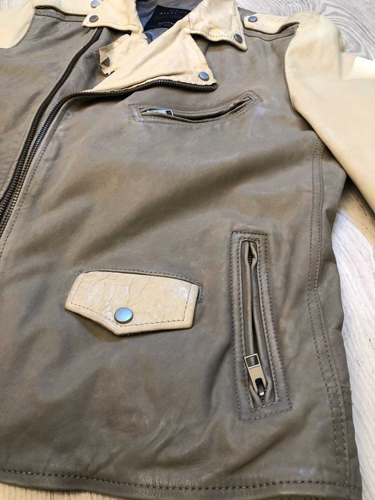 AllSaints geaca piele M, barbateasca, retail 595 euro