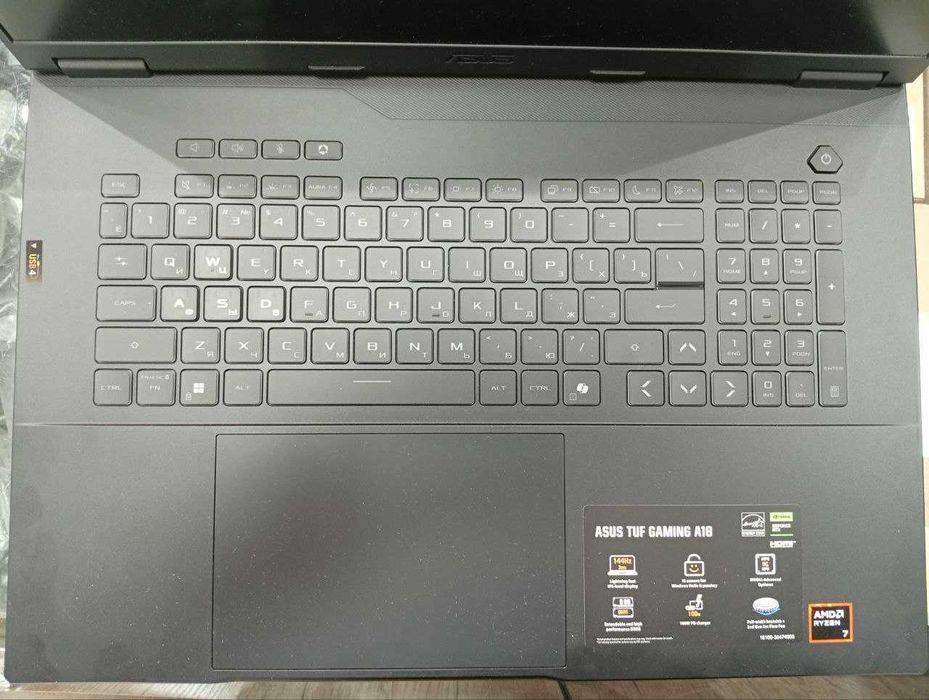 ASUS TUF GAMING A18, AMD R7-260,DDR5 16GB, SSD 1TB Gen4, RTX™ 5060 8GB