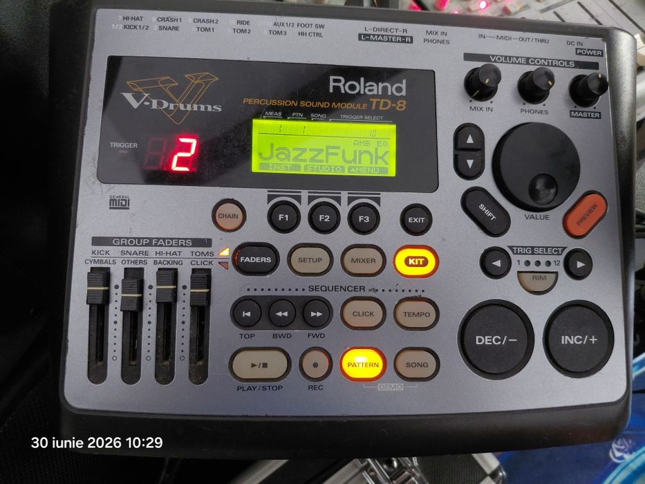 Vând modul tobe Roland Td 8