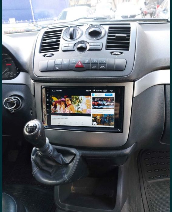 Navigatie Android Mercedes Sprinter Crafter Vito B Class Waze