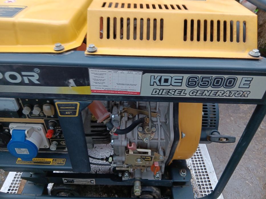 Generator Kipor 6,5kw, diesel