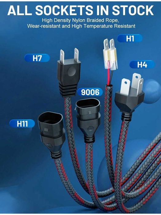 Лед крушки H4 120W, 6500K, 20000 лумена, супер мощни