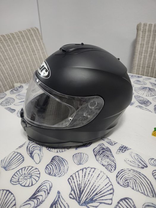 Vând casca MOTO HJC  C70 necru mat cu pinlok mărimea M
