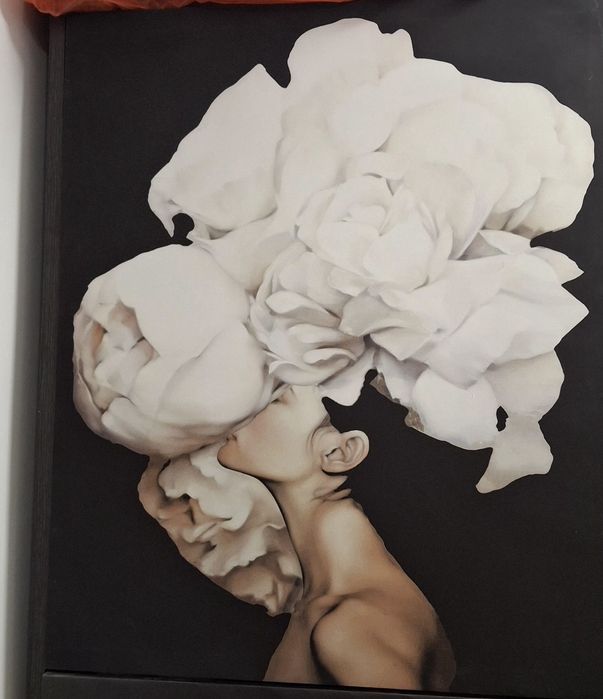 Tablou canvas alb negru