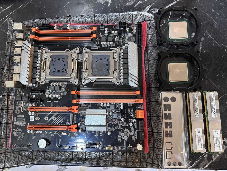 Мощные комплекты 24 ядерные  с 128 гб озу ddr3