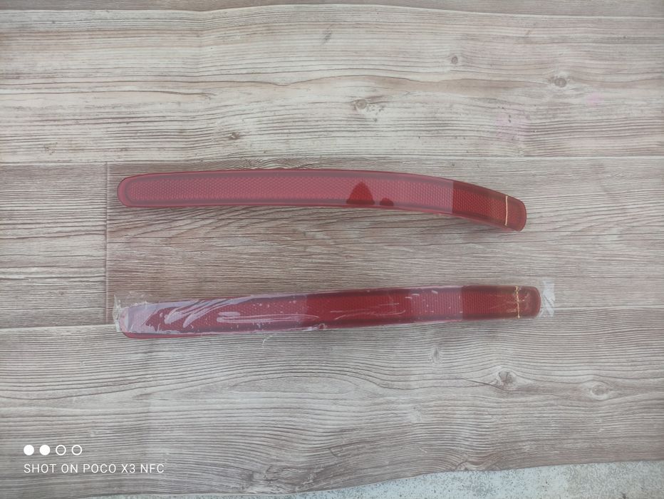 Катафоты заднего бампера на volkswagen touareg