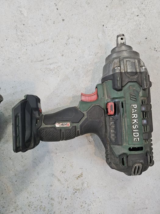 Pistol, Cheie impact roti, suruburi parkside verde 400nm