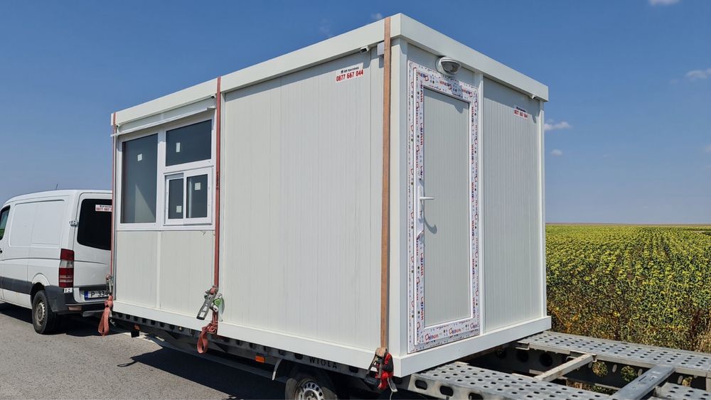 Офис контейнер 6х3м Наличен Павилион Склад Фургон за живеене