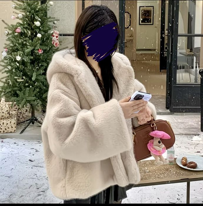 Шуба искуственный мех