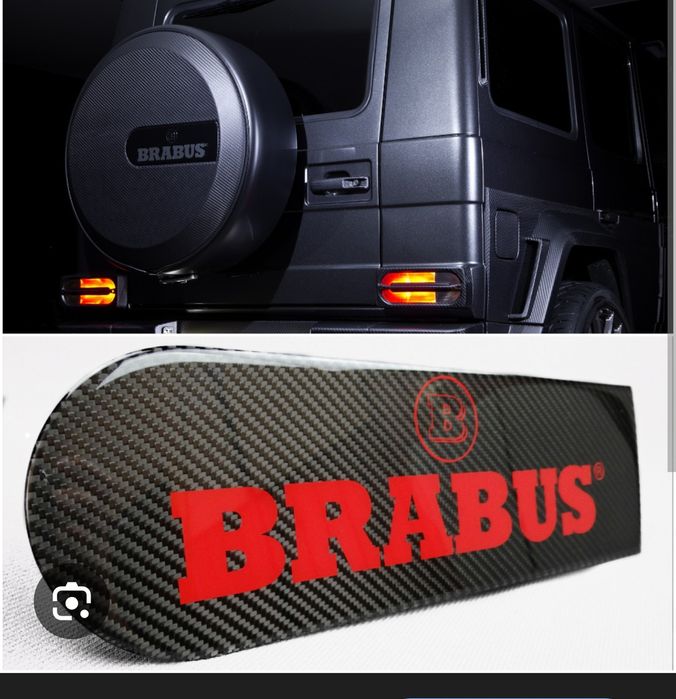 Брабус емблема за резервна гума на Мерцедес