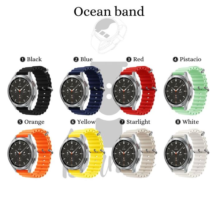 Силиконови каишки Ocean Band за Samsung/Huawei/Amazfit/Garmin
