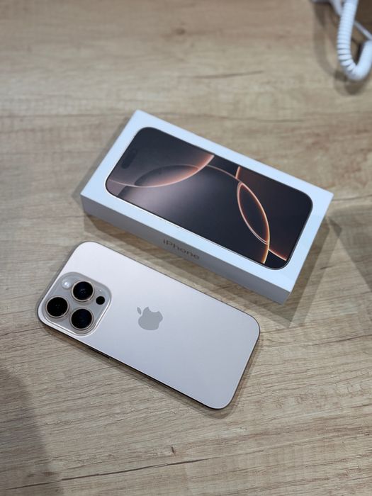 Phone 16 Pro 128Gb Desert/Baterie92%/Garantie 12 luni @atsgsm.ro
