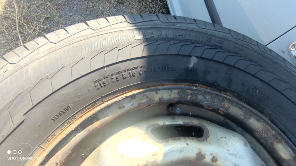 Джанти с гуми за Форд Транзит 215/75/15C