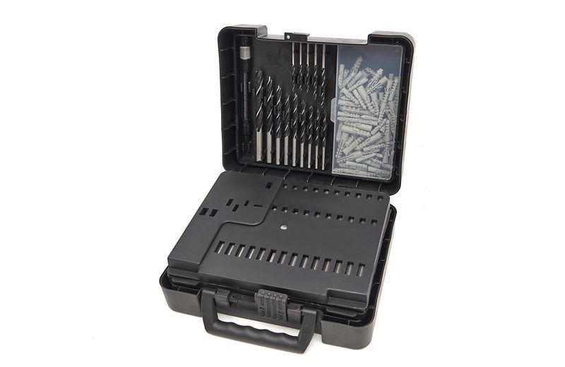 Комплект битове - свредла - боркорони - фрези - дърво - метал - зидарс