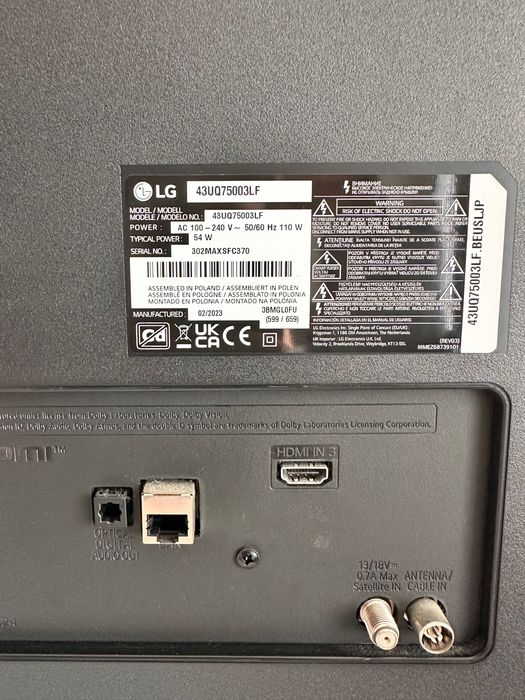 Смарт телевизор LG 4K smart