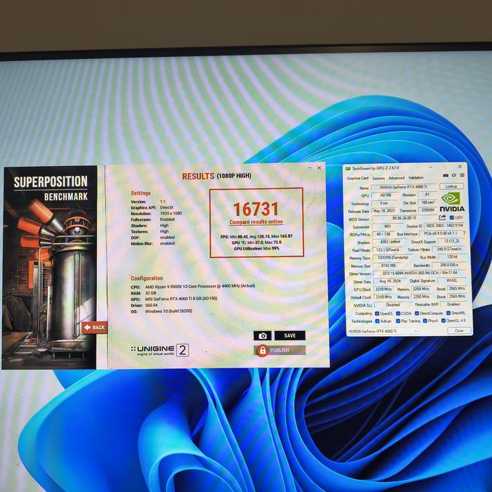 vand placa video rtx 4060ti 8gb gddr6 full box la cutie garantie emag