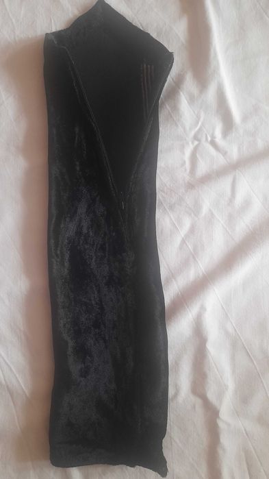 Официална черна рокля дълга и дамско сако, S номер.