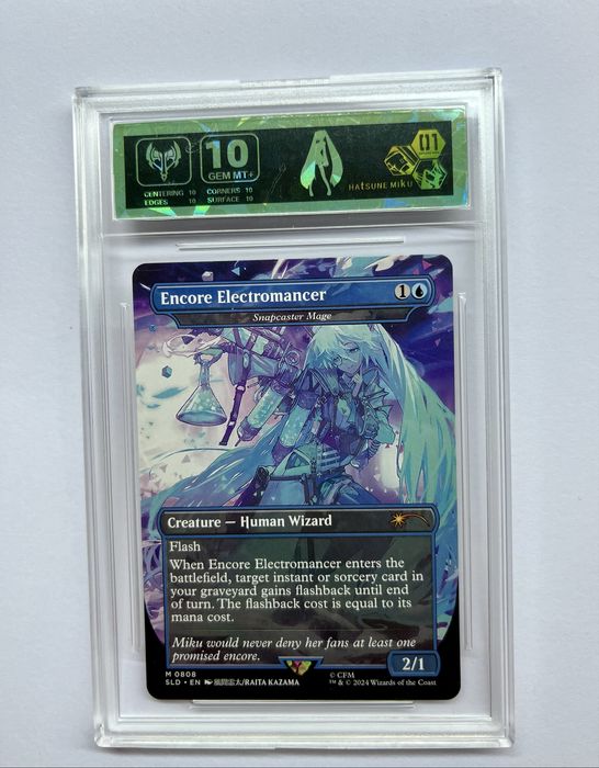 MTG Hatsune Miku Encore Electromancer Card