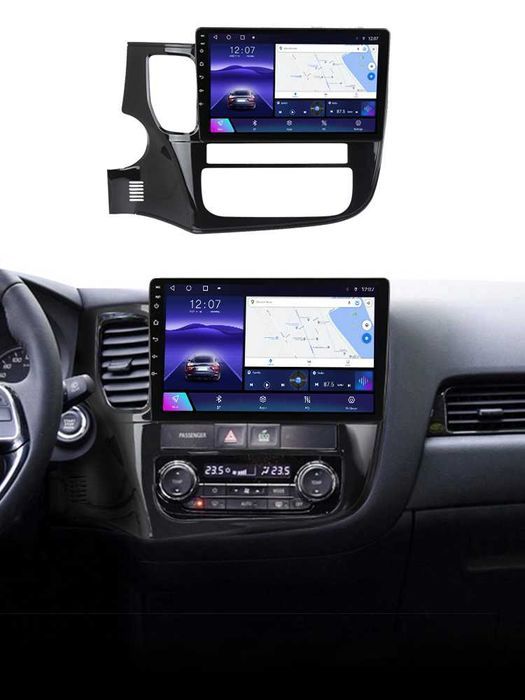 Navigatie Android 14 Mitsubishi Outlander 3 1/8 Gb Waze CarPlay CAMERA