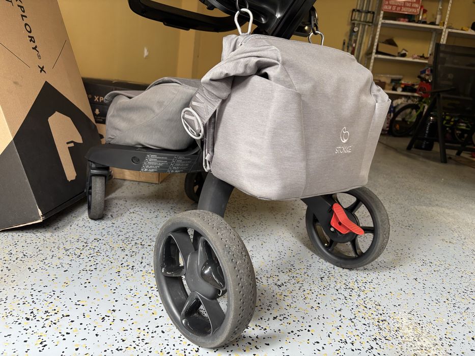 Stokke Xplory X + бебешки кош - цвят Modern Grey