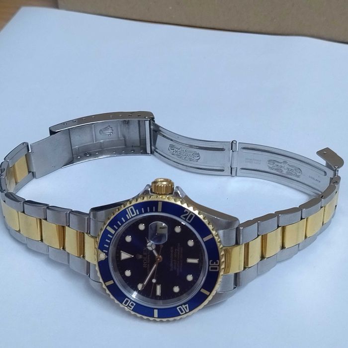 ROLEX Oyster Submariner Date Bluesy 16613LB - Blue, Gold&Steel