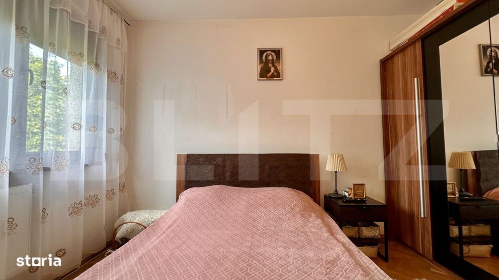 Apartament 2 camere, balcon deschis, mobilat si utilat, cu parcare
