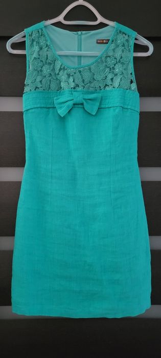 Rochie turcoaz mulata marimea 34