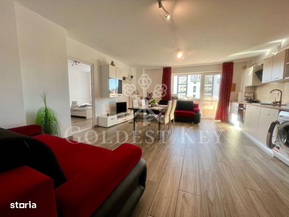 Apartament cu 2 camere, balcon si  parcare subterana