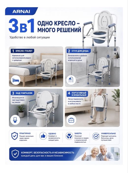 Туалет мобильный с ведром