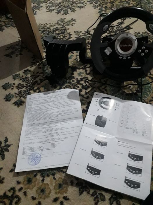 Продам Руль и Педаль Defender Challenge Mini Le
