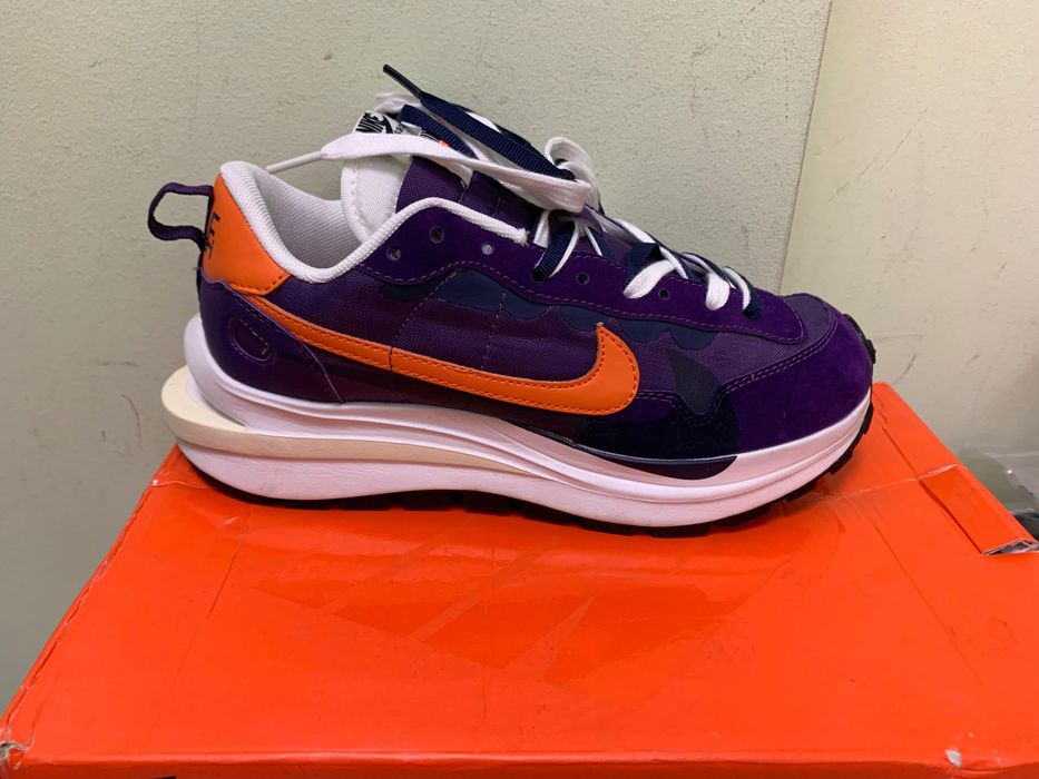 Нови дамски маратонки Nike x sacai VaporWaffle "Dark Iris