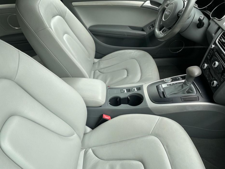 Interior audi a5 piele gri full electric cu incalzire bancheta