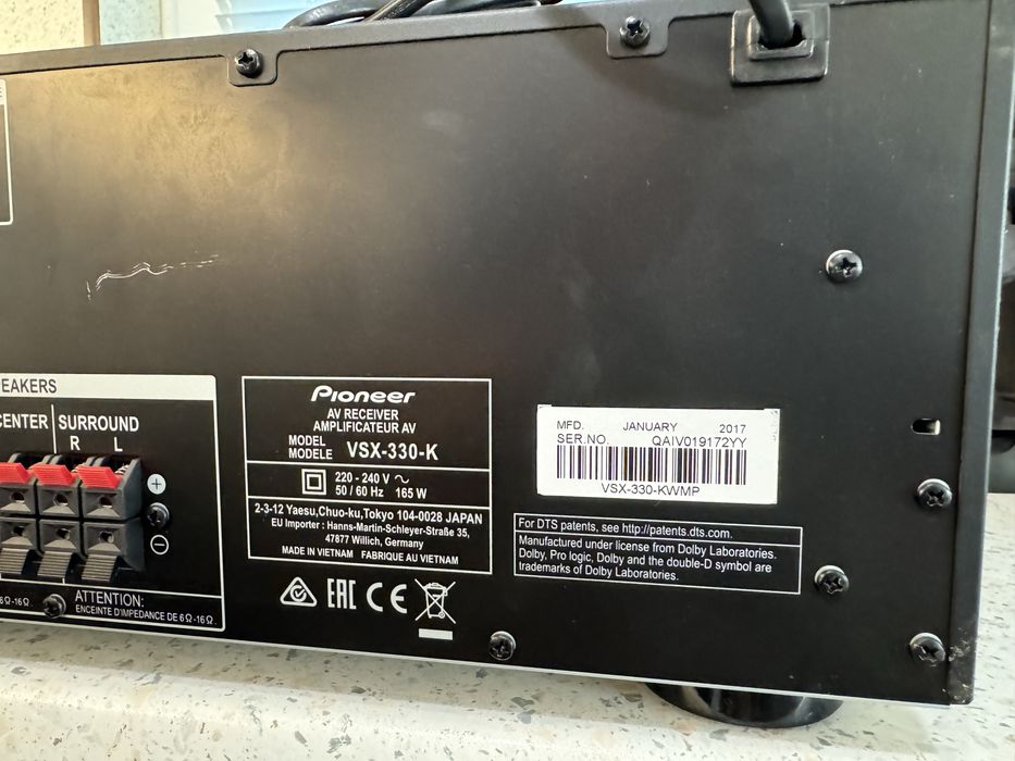 Pioneer VSX-330 Resiver