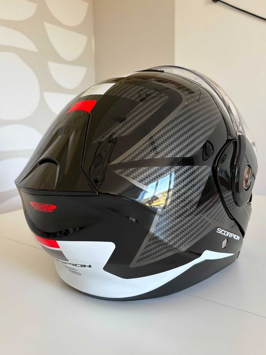 Scorpion ADX-2 CAMINO Black/Silver/Red XL