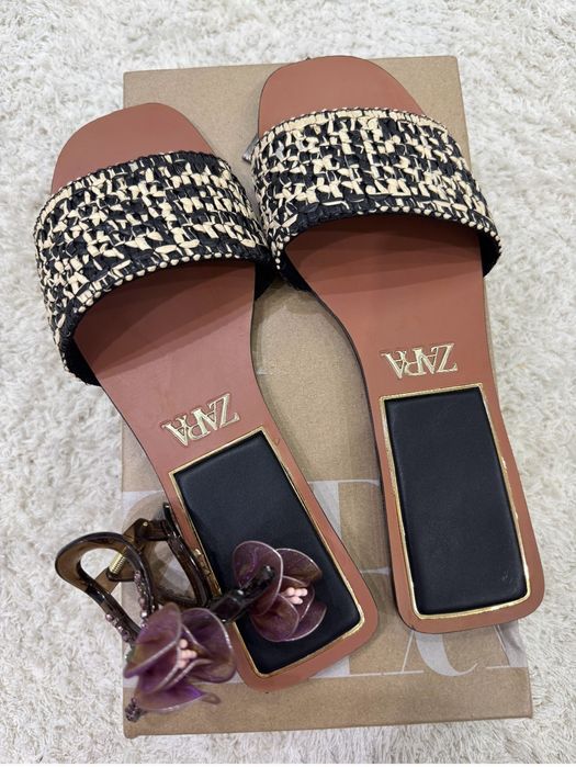 Шлепки Zara и Mango