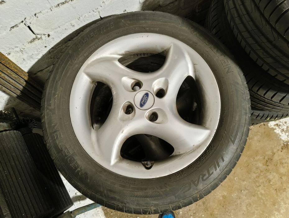 Set jante aliaj 4 × 108 Ford + anvelope Vredestein Ultrac 205/55 R16