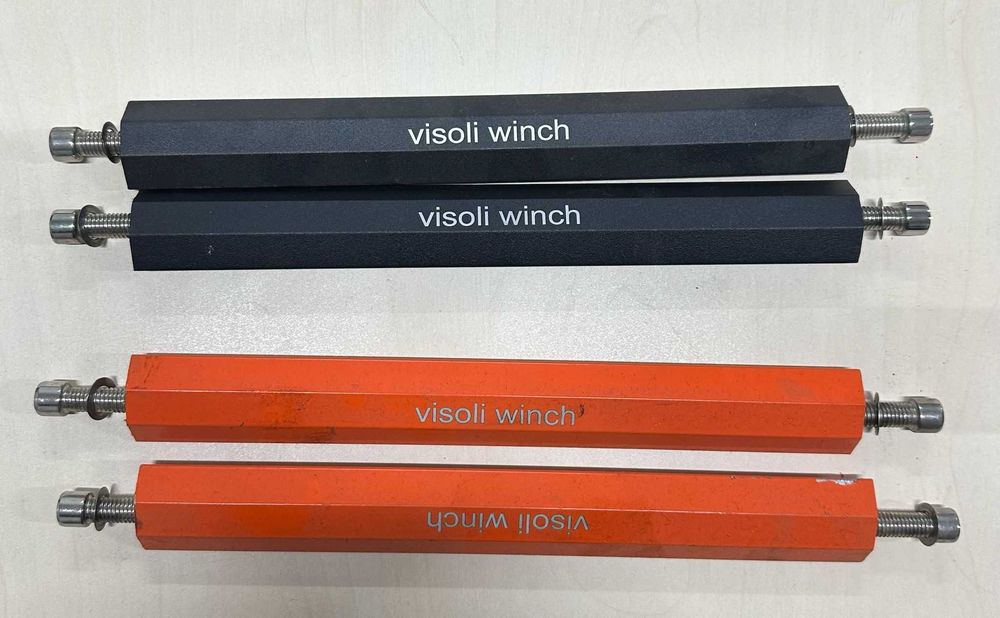 Suporti/bare din aluminiu transversale pentru troliu Visoli 9500-13500