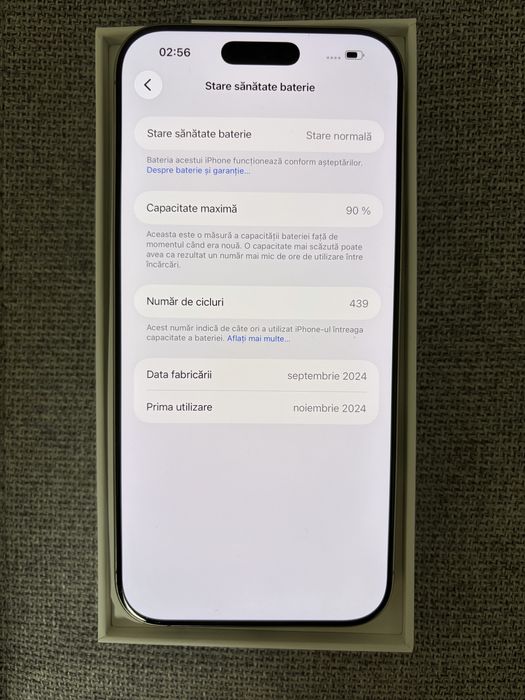 iphone 16 promax 512 gb natural titanium garantie